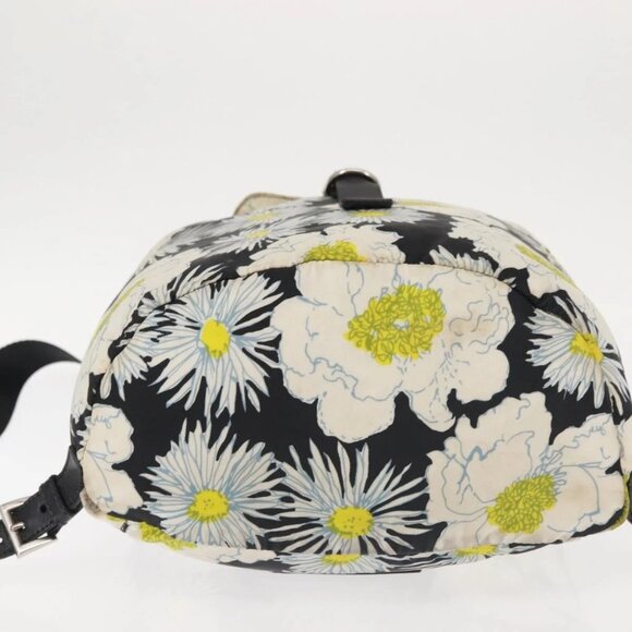 PRADA Backpack Nylon Black Silver Auth am9106 - Picture 5 of 16